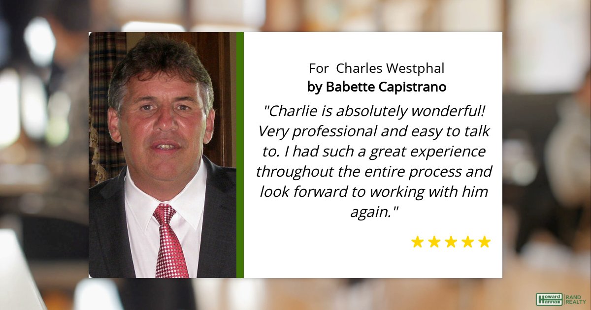 RandCloster's tweet photo. Anther Wonderful testimonial for our Real Estate Agent Charles!
🏘🏠
Congrats on the kind words!
#RandRealty #randcloster #hhrr #relevantrealtor #Realestate https://t.co/p2HvdpKAQ0