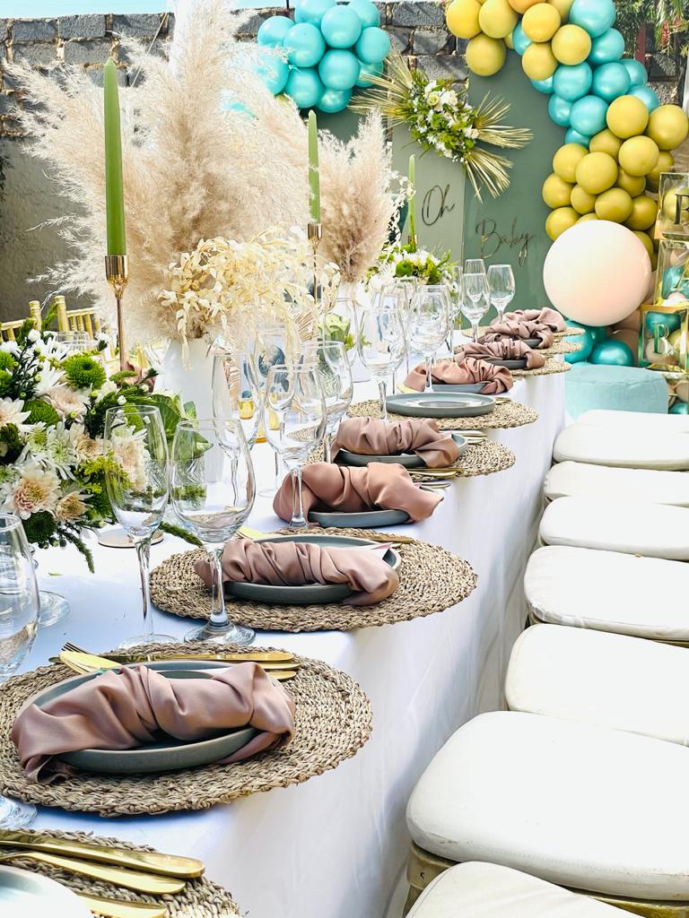 LIRAETIOUS's tweet photo. Baby shower for Mom to Jeanett.

Contact us to celebrate your mom to be in your life with our elegant baby shower decor setup.

We based in Pretoria 📍 
#djzinhle #mihlali #etvScandal #GirlsTalkZA https://t.co/r6MuHaVyzz