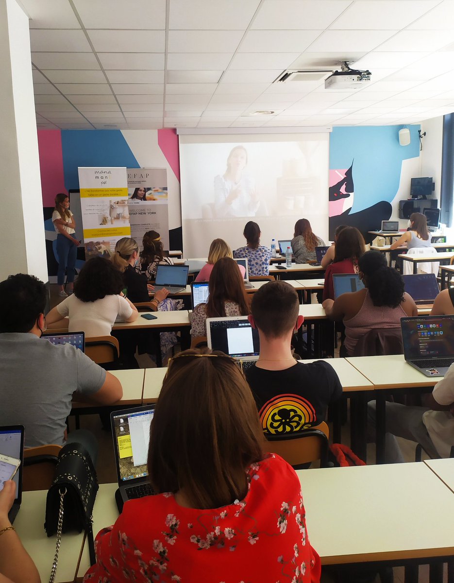 LouiseEfap's tweet photo. Conférence métiers ce jour #EFAPLille , 🙌 Merci à Maud de #ManaMani, fondatrice de cette belle entreprise qui prône le #zerodechet @EFAP_  #EFAPConference #entrepreunariat https://t.co/HmKSJAto2k