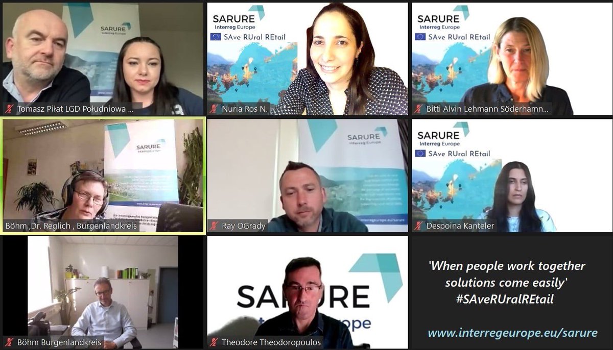 SARURE (@saveruralretail) on Twitter photo This afternoon #SARURE partners have done a valuation about the knowledge learnt thanks to our exchange of #retail experiences and the <a href="/MultiserviRural/">Multiservicio Rural</a> of #Aragon as a source of inspiration.
We keep in contact online and looking forward to working personally soon <a href="/interregeurope/">Interreg Europe</a> This afternoon #SARURE partners have done a valuation about the knowledge learnt thanks to our exchange of #retail experiences and the <a href="/MultiserviRural/">Multiservicio Rural</a> of #Aragon as a source of inspiration.
We keep in contact online and looking forward to working personally soon <a href="/interregeurope/">Interreg Europe</a>