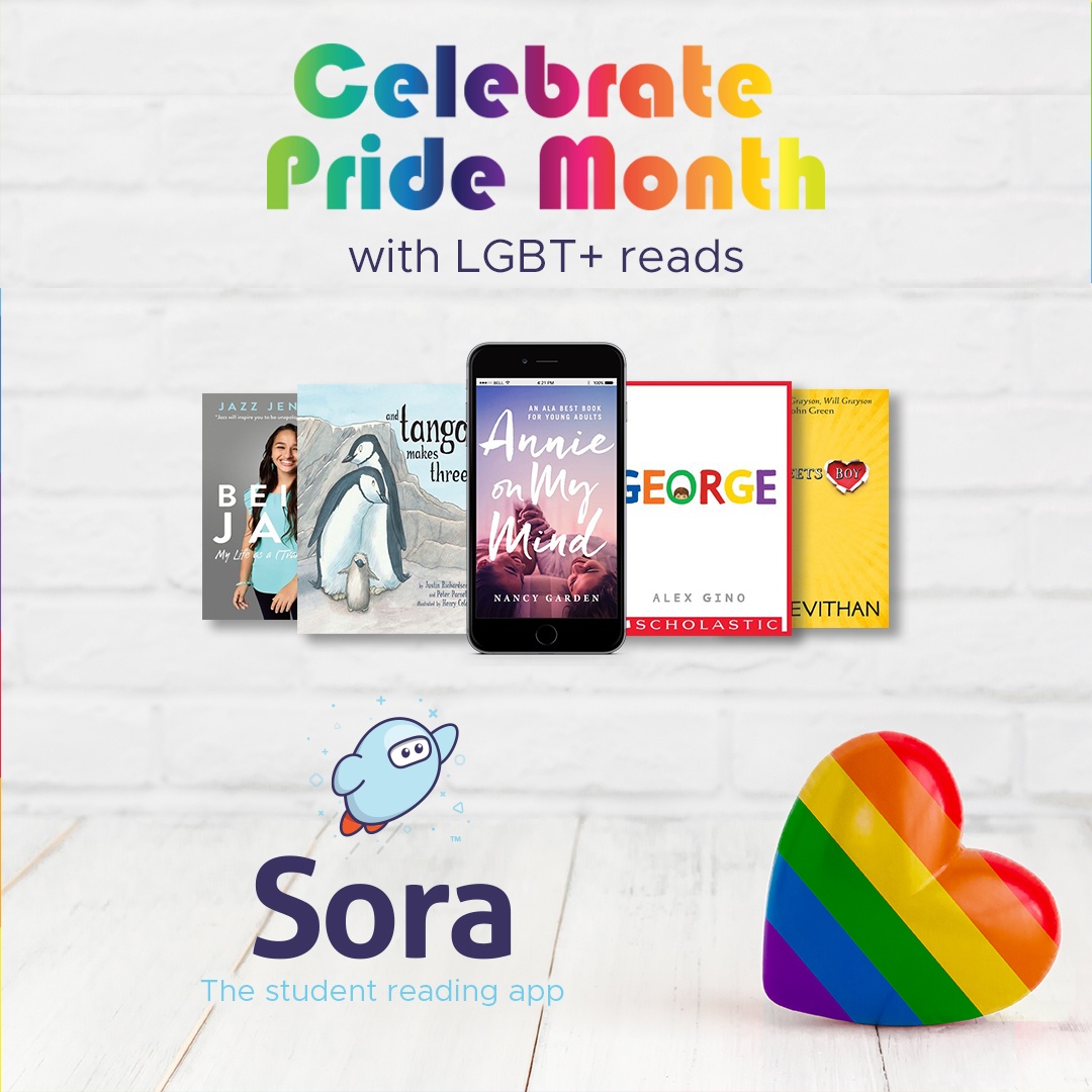 Celebrate love and equality with #pride -inspired reads from your school's digital collection.

🏳️‍🌈Browse &amp; borrow: soraapp.com
