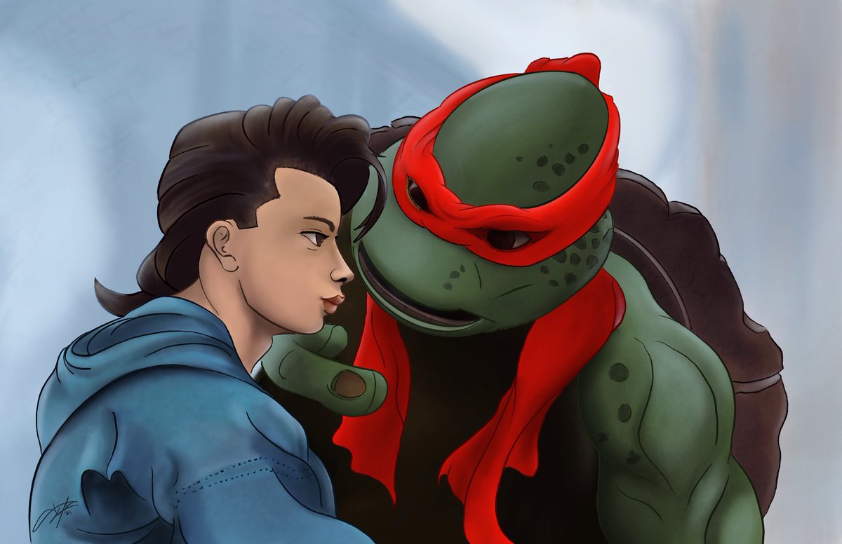 TLaskowArt's tweet photo. Maybe I Should Write This Down 
Prints available on the website!
#tmnt #ninjaturtles #keno #digitalart #movies #90s
@tmnt @TMNTMovie @erniereyesjr https://t.co/BenO7hI5Xu