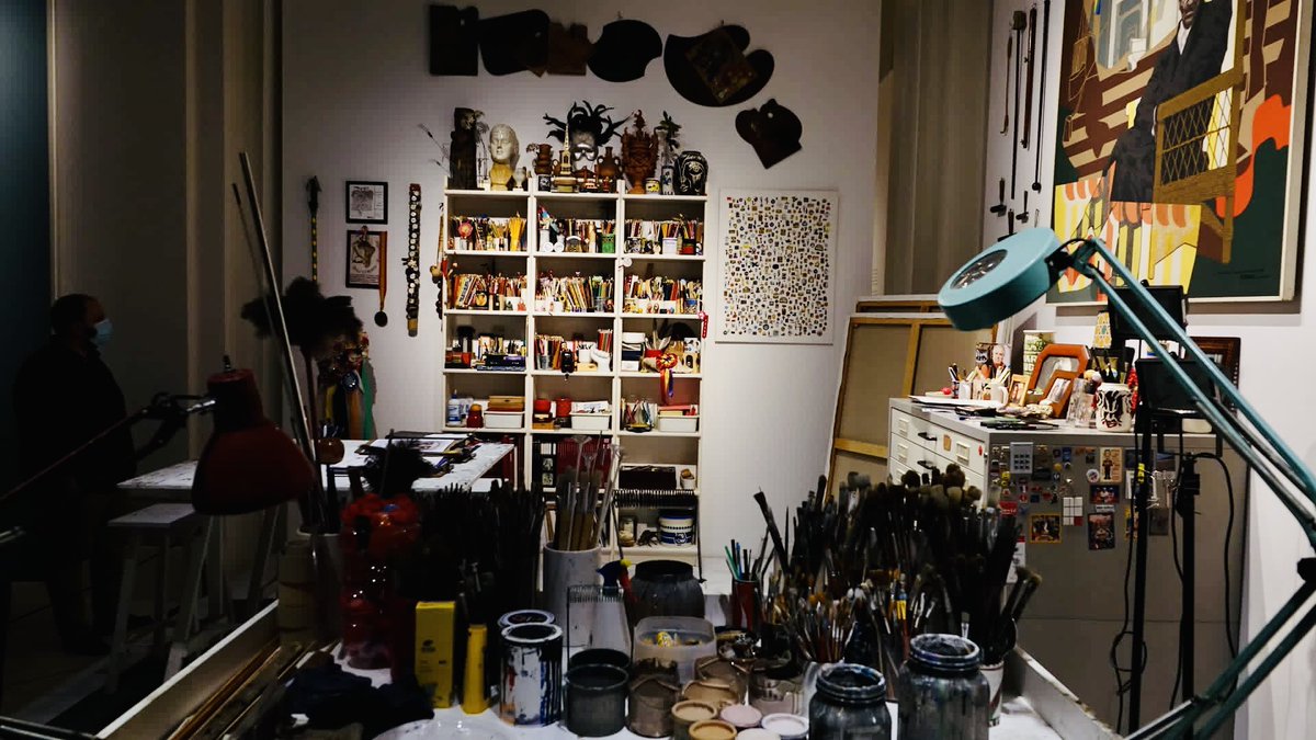 👨🏼‍🎨El maestro Eugenio Chicano ya tiene una sala en el Museo de #Málaga. Era justo. Pocas personas lucharon más por conseguir que este espacio abandonara la represión y fuera sede del arte y cultura. Sus paredes hoy recuerdan el gran legado que nos dejó. Siempre en nuestra memoria.