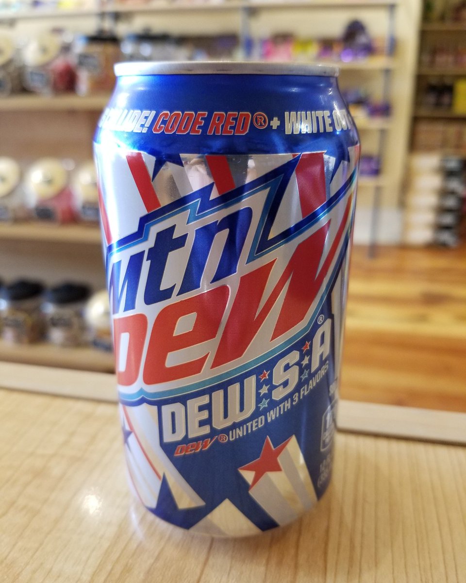 How_sweet_inc's tweet photo. What happens when you combine Mountian Dew Code Red, Voltage, and White out?
You get DEW-S-A.
Now available.
#newsoda #dewsa #yql #lethbridge #downtownleth #howsweetinc https://t.co/zSor0YKx9C