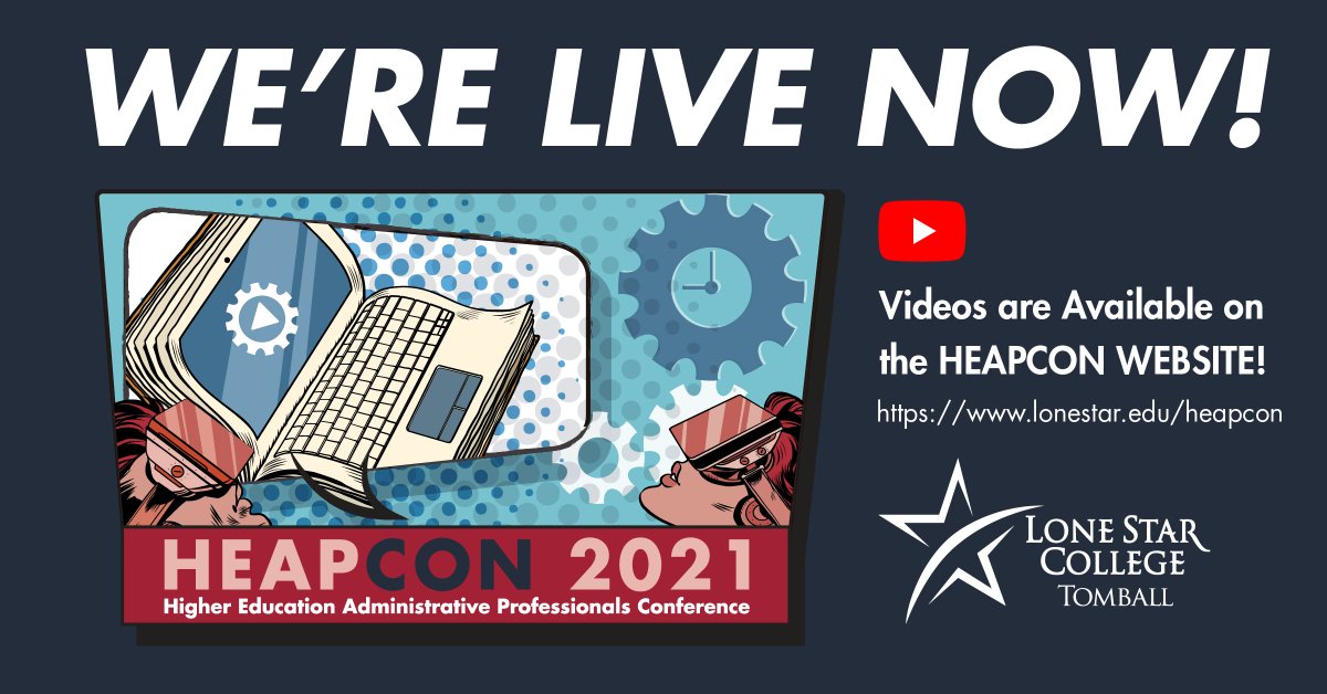 COTEatLSCT's tweet photo. We are excited to share HEAPCON 2021 Videos are live! Visit: 
https://t.co/zhAqFHrAAa https://t.co/OtLF0mDeKn