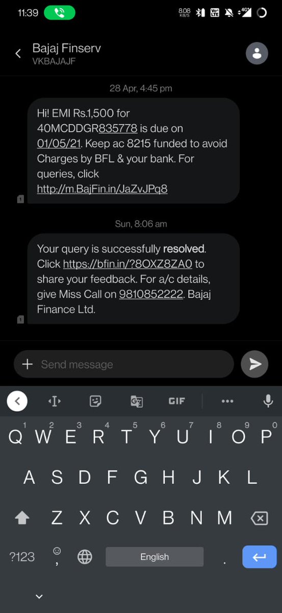 Imran324_'s tweet photo. A Friend @visvikram paid the EMI from bajaj finance app and they also charging ₹700 for some offer named wallet protect. He called the customer care and asked for cancellation and till now no response has been given and offer is also not cancelled. @Bajaj_Finserv @Bajaj_Finance https://t.co/8MVyQrDCfu