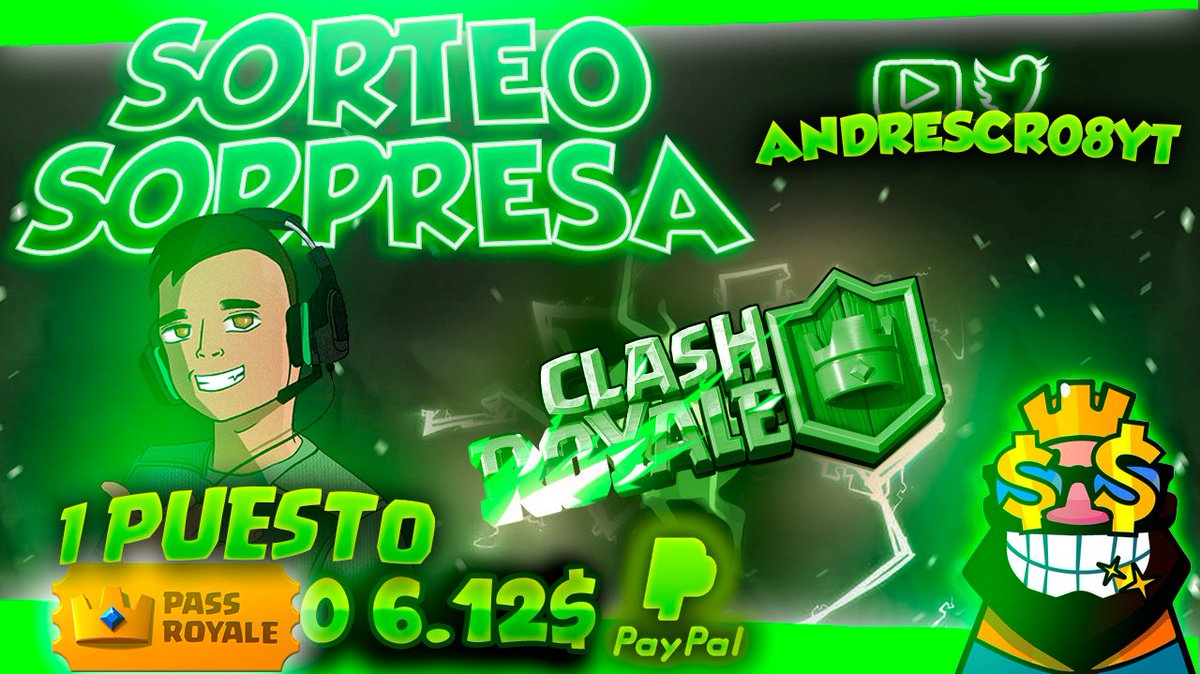 Y si hacemos sorteito  está noche?🎖️⚡

Si quieres participar darle retweet y etiqueta a 2 amigos.

Deben estar suscritos a mi canal 

ATENTOS HOY 9 PM🇨🇴EN DIRECTO

MIENTRAS SUBIMOS A LAS 6K POR FINAL DE TEMPORADA
youtube.com/channel/UCz3lw…