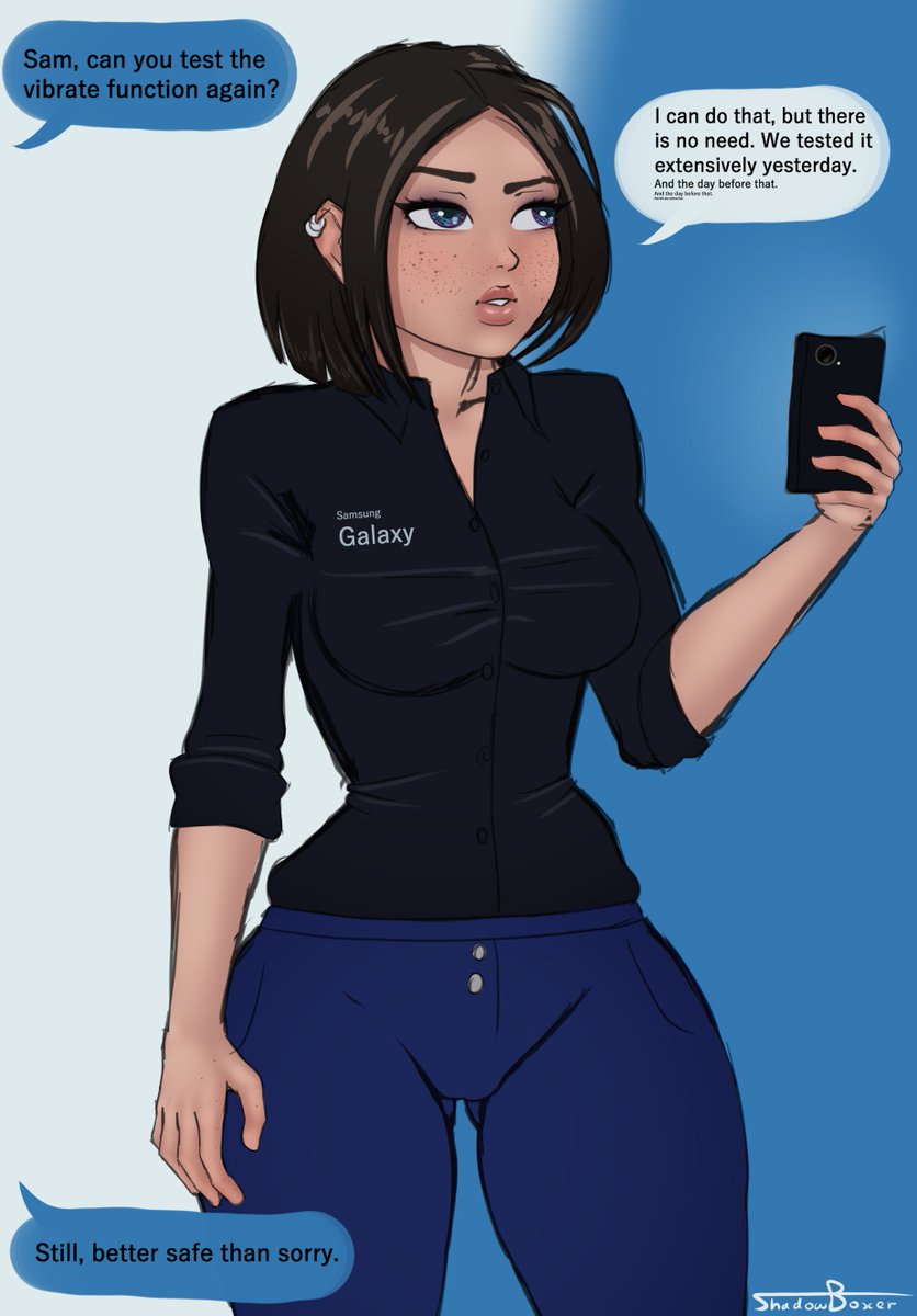 couldn't resist drawing the new Samsung lady she has some interesting ...