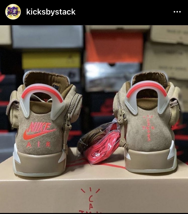 kicksbystack's tweet image. Travis Scott 6s for sale size 7-13 best shoe plug out
