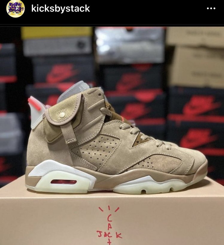 kicksbystack's tweet image. Travis Scott 6s for sale size 7-13 best shoe plug out