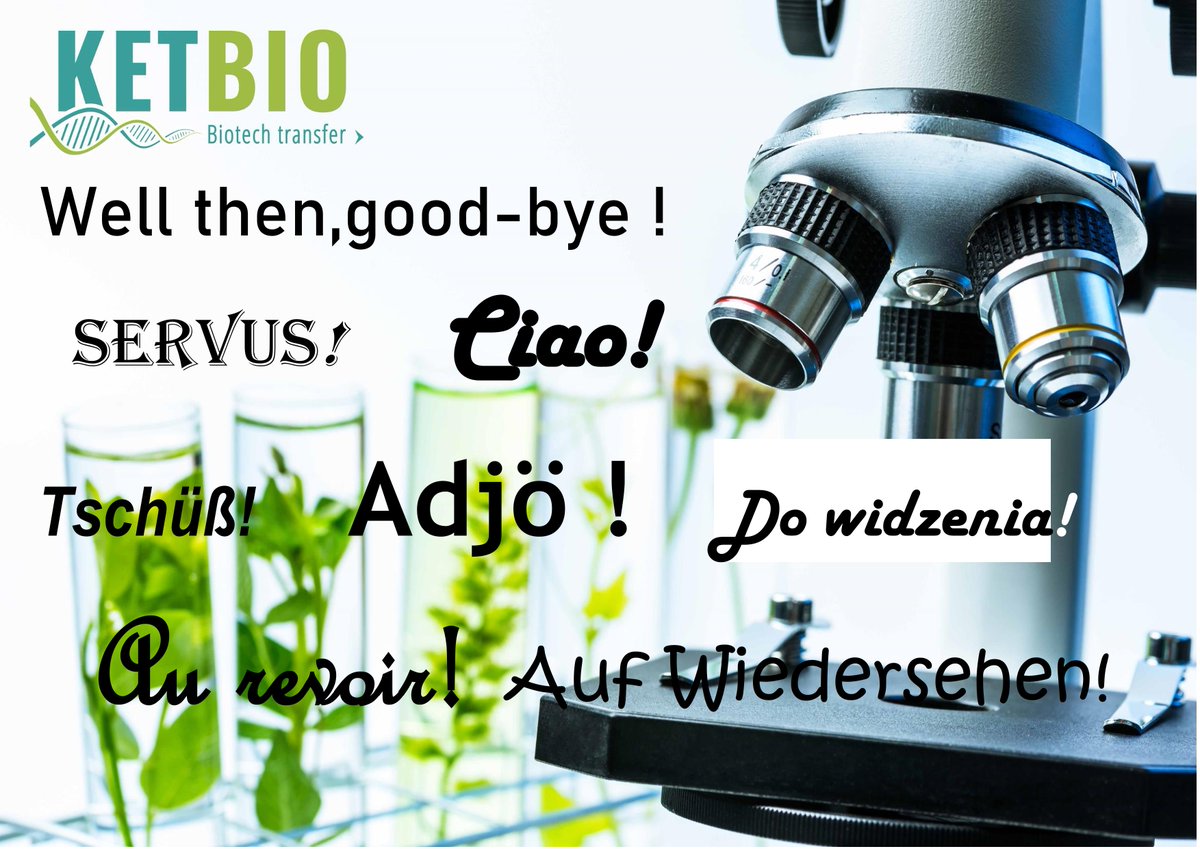 KETBIO (@ketbio_biotech) on Twitter photo So sorry, it`s time to say goodbye. It was a real pleasure to work with you! KETBIO, @Horizon2020 cluster, will finally end with the new #HORIZONEU. This account will no longer be served. Please follow <a href="/EU_EISMEA/">EISMEA</a> <a href="/EUgreenresearch/">EU green research</a> <a href="/Clusters_EU/">European Cluster Collaboration Platform (ECCP)</a> <a href="/AlliedClusters/">European Clusters Alliance</a> @BBI2020 <a href="/EuropaBio/">EuropaBio</a> So sorry, it`s time to say goodbye. It was a real pleasure to work with you! KETBIO, @Horizon2020 cluster, will finally end with the new #HORIZONEU. This account will no longer be served. Please follow <a href="/EU_EISMEA/">EISMEA</a> <a href="/EUgreenresearch/">EU green research</a> <a href="/Clusters_EU/">European Cluster Collaboration Platform (ECCP)</a> <a href="/AlliedClusters/">European Clusters Alliance</a> @BBI2020 <a href="/EuropaBio/">EuropaBio</a>
