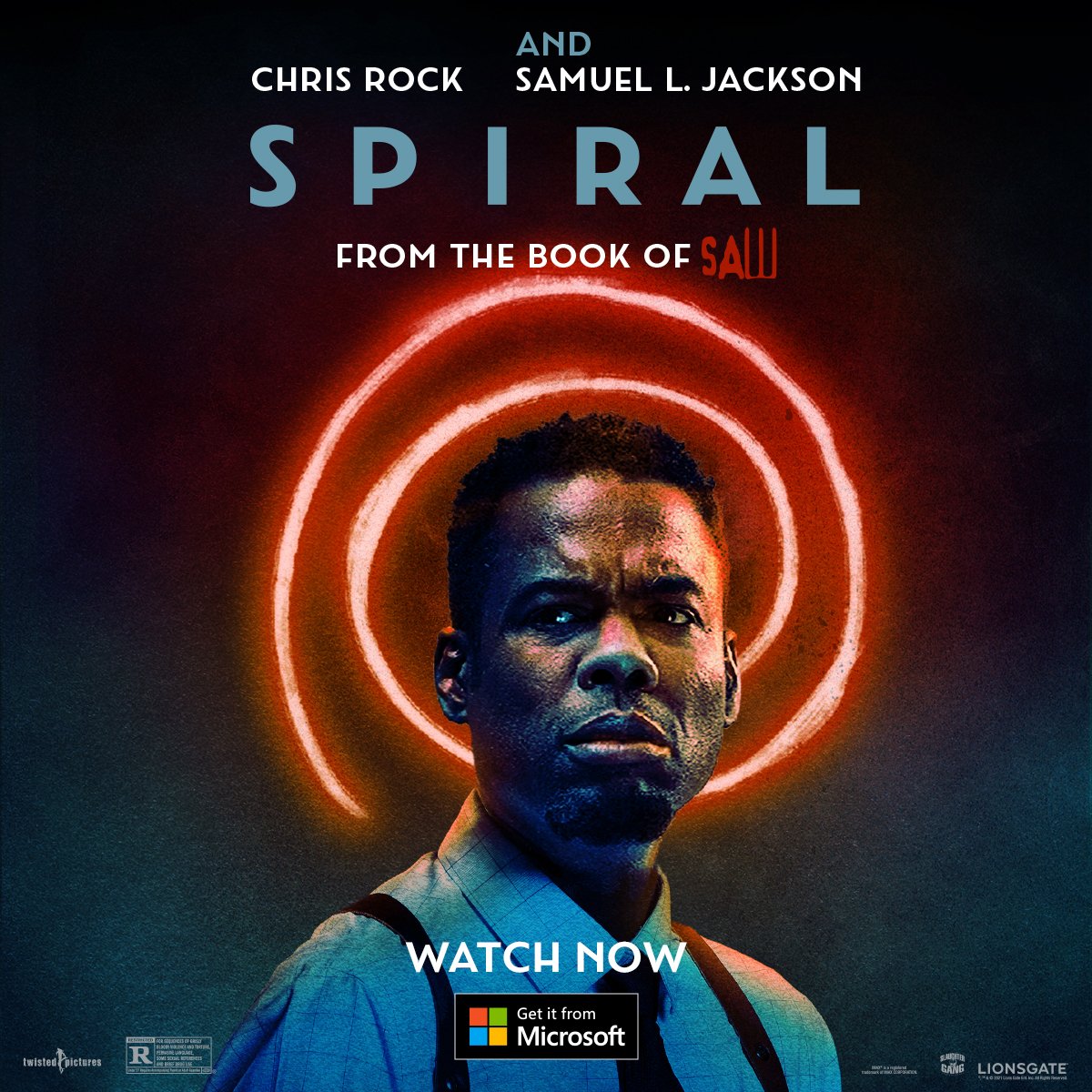 Saw's tweet photo. Home is where the traps are. Get #Spiral: From the Book of SAW at @MicrosoftStore today. https://t.co/4SQz1vmUfH https://t.co/8w1dZFaMKH