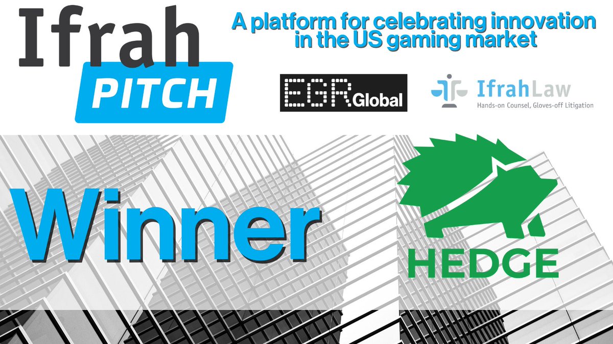 Honored to share that Hedge was voted a winner of the Ifrah Pitch Competition at the EGR Global Conference!

Congratulations to all other nominees and winners!