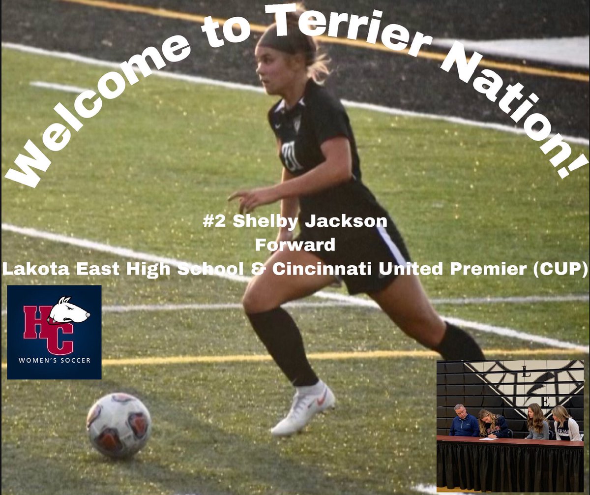 HiramWSoccer's tweet photo. Welcome Shelby Jackson to the Terrier Family.  Shelby comes to Hiram from West Chester, Ohio. @shelbs_jackson will wear 2️⃣ next fall.  #TerrierFamily #RingIT https://t.co/AvXccKPZpx