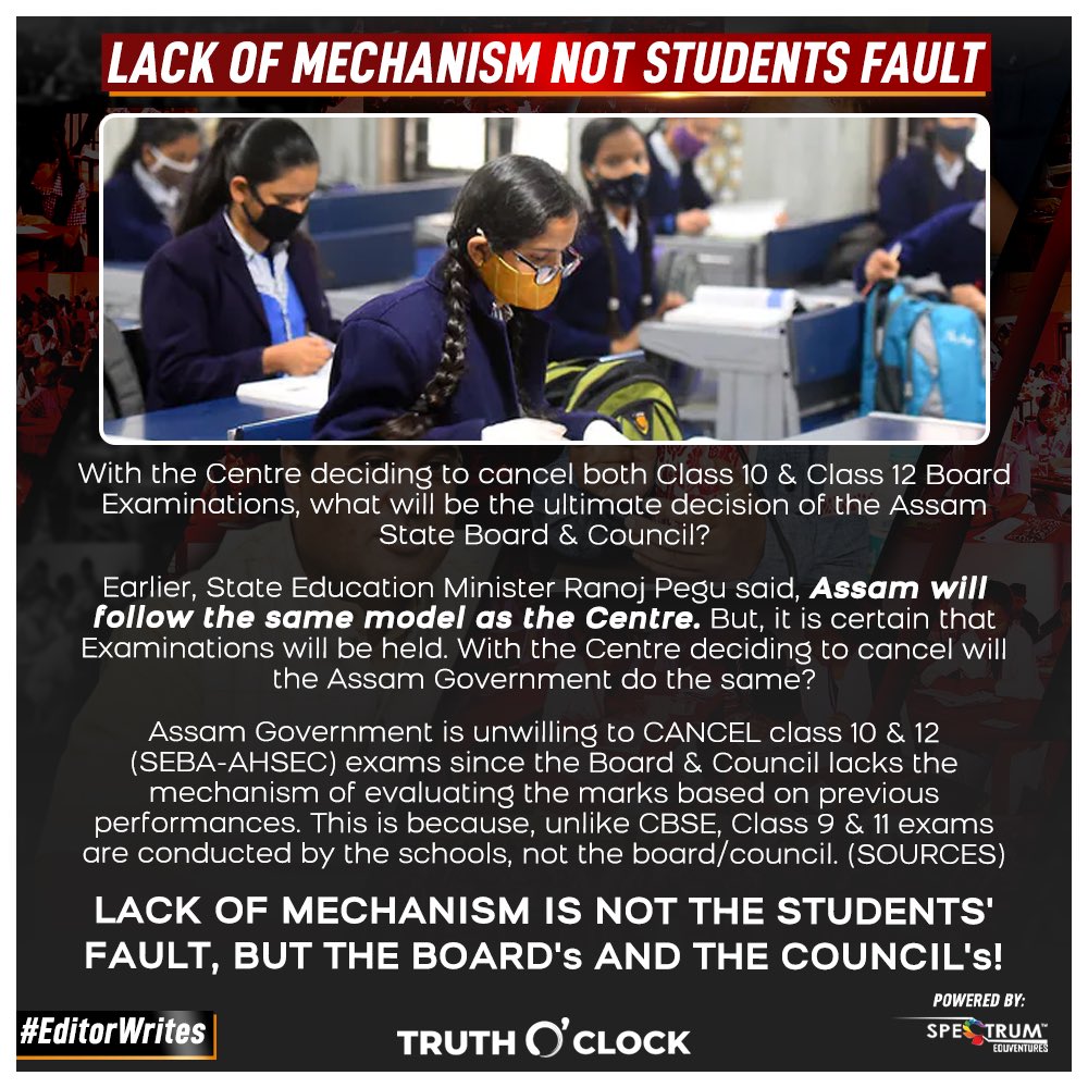 thetruthin's tweet photo. #truthOclock || PM said, “Their health and safety is of utmost importance and that there would be no compromise; Anxiety among students, parents and teachers, which must be put to an end. Students should not be forced to appear for exams in such a stressful situation.”
(2/2) https://t.co/dCmo4E4OuT