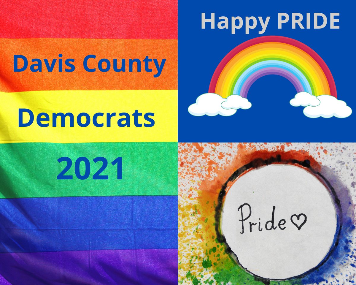DavisDems's tweet photo. Happy Pride Month! Many events will take place throughout the state, both in person and via social media https://t.co/xcI7A2E79Z