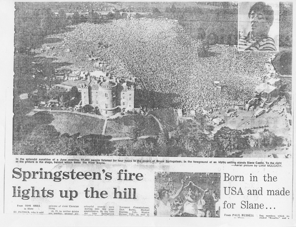 36 years ago today! Similar weather to today too!😎 #brucespringsteen