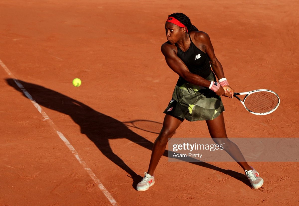 CCSMOOTH13's tweet photo. Tough opening round test for Coco Gauff in Paris. But she comes through, defeats Aleksandra Krunic 7-6(11), 6-4 and is into R2️⃣ of the French Open for the second consecutive year. 💪🏼 First win as a seeded player at a major.
Up next: Wang
#RolandGarros #CocoGauff https://t.co/azb8OjgV20