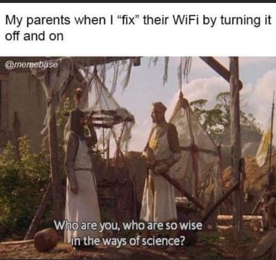 Does your family expect you to be Tech Support just because you're a ham?  Like if so...