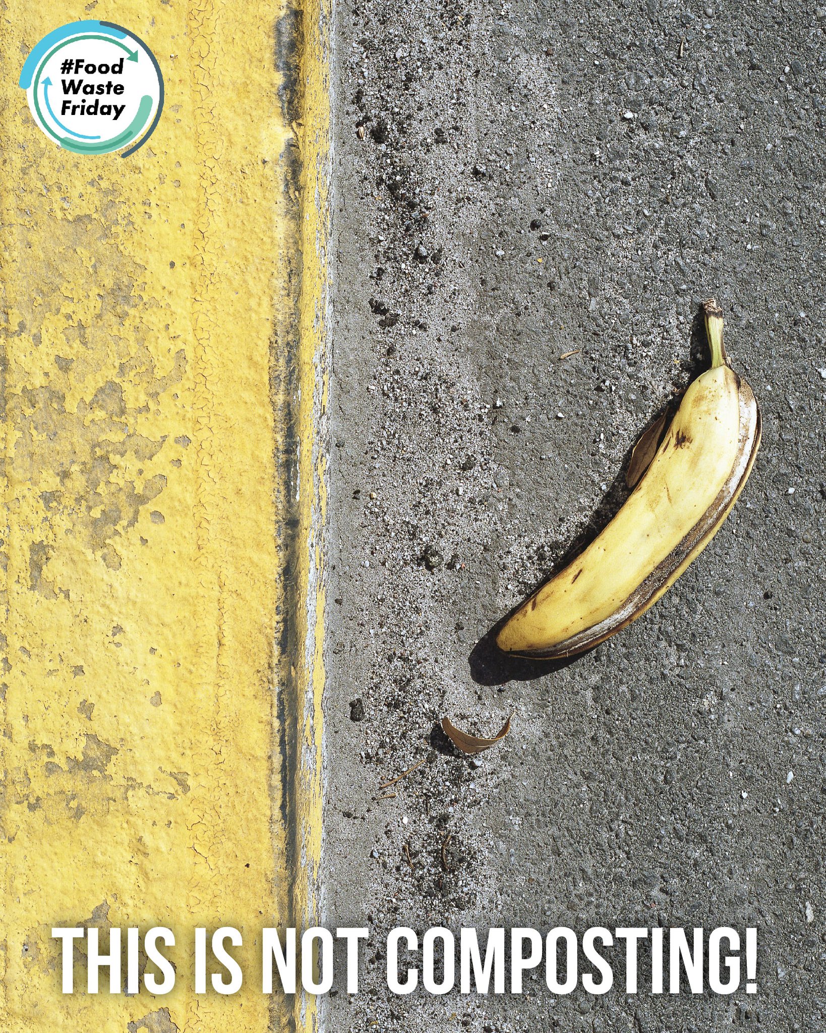 Time To Recycle on Twitter "Throwing a banana peel or apple core out