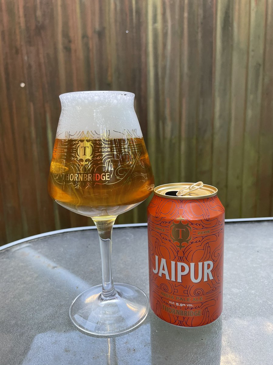 It seems right whilst listening to #JoWhiley  #Jaipur #Thornbridgebrewery #Thornbridge #BBCRadio2