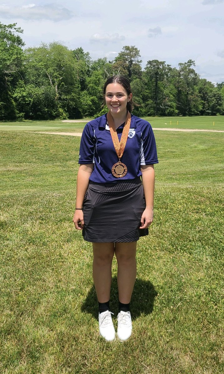 GCITAthletics's tweet photo. Great day for the Cheetah Golf team 🏌️‍♂️ 🏌️‍♀️ Nick DiPietro takes 1st place at the @TCCathletics Showcase carding a 76!  Deryn Bullock finished in 3rd place in the Girls division!  Well done &amp; congrats to Nick &amp; Deryn! #CheetahPride #GCITGolf https://t.co/ysaGX9kyHj