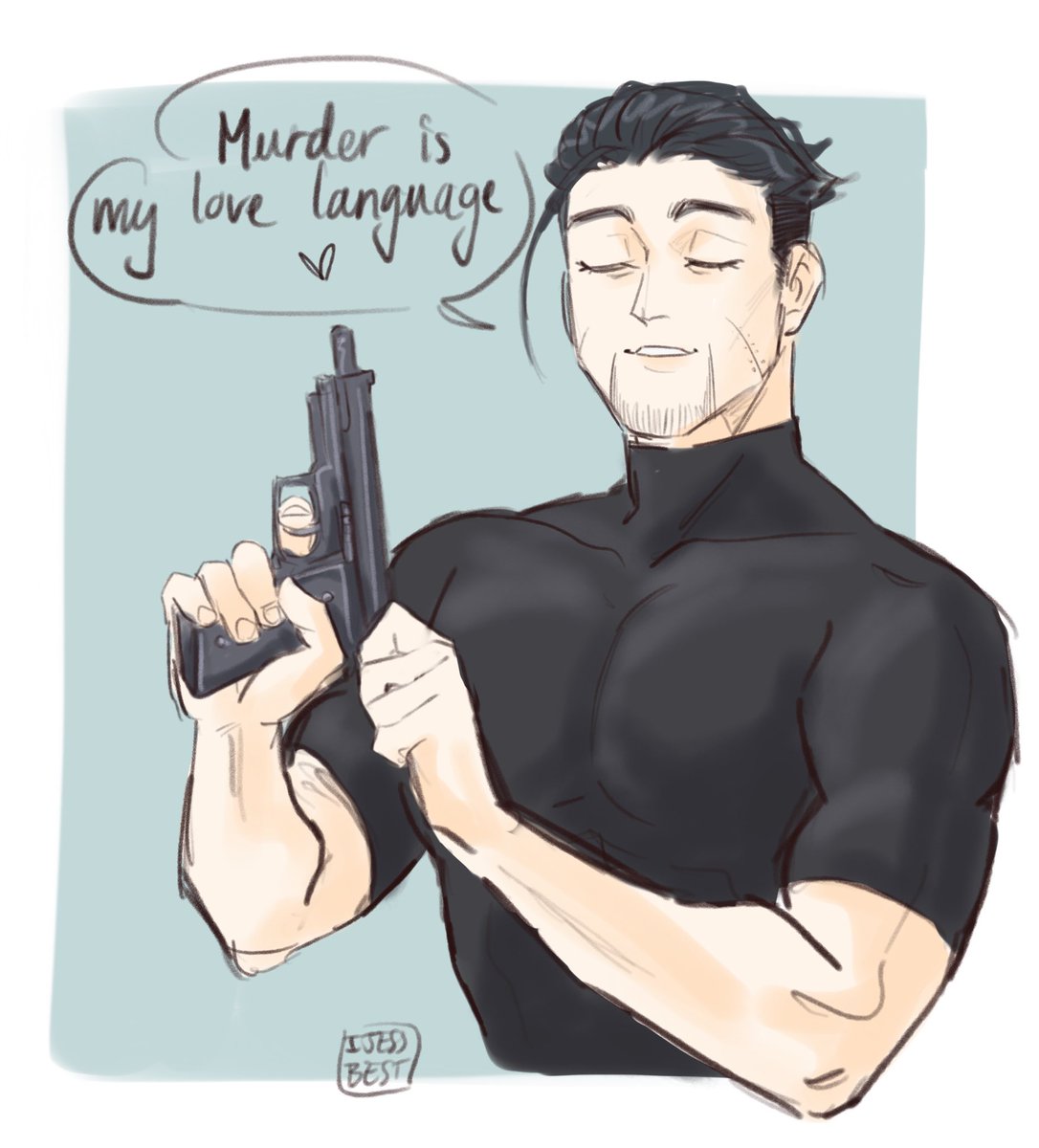 So I randomly watched Golden Kamuy and I am in love, it made me bust out laughing a looot and Ogata can take me out. On a date or with his sniper gun
#goldenkamuy #ogata 