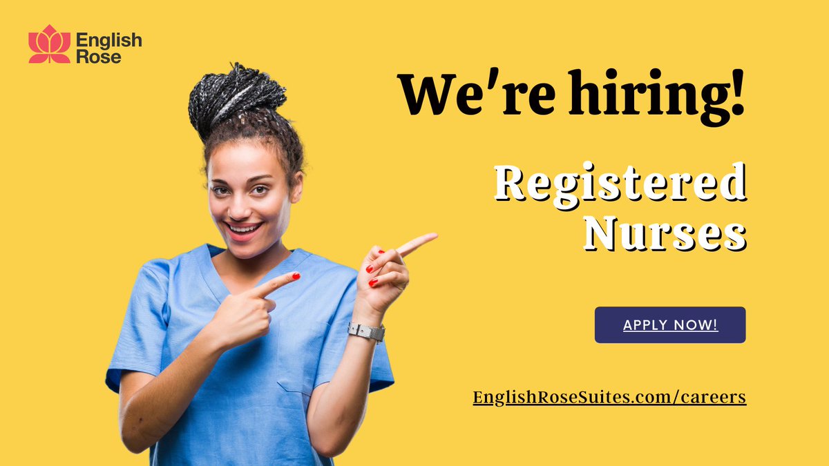 English Rose is seeking both Full and Part-Time Registered Nurses to join our team!
We offer exceptional working environments and highly competitive pay. 
To apply go to: 
englishrosesuites.com/careers
#ERexperience #RN #nurse #NurseLife #dementiacare #memorycare