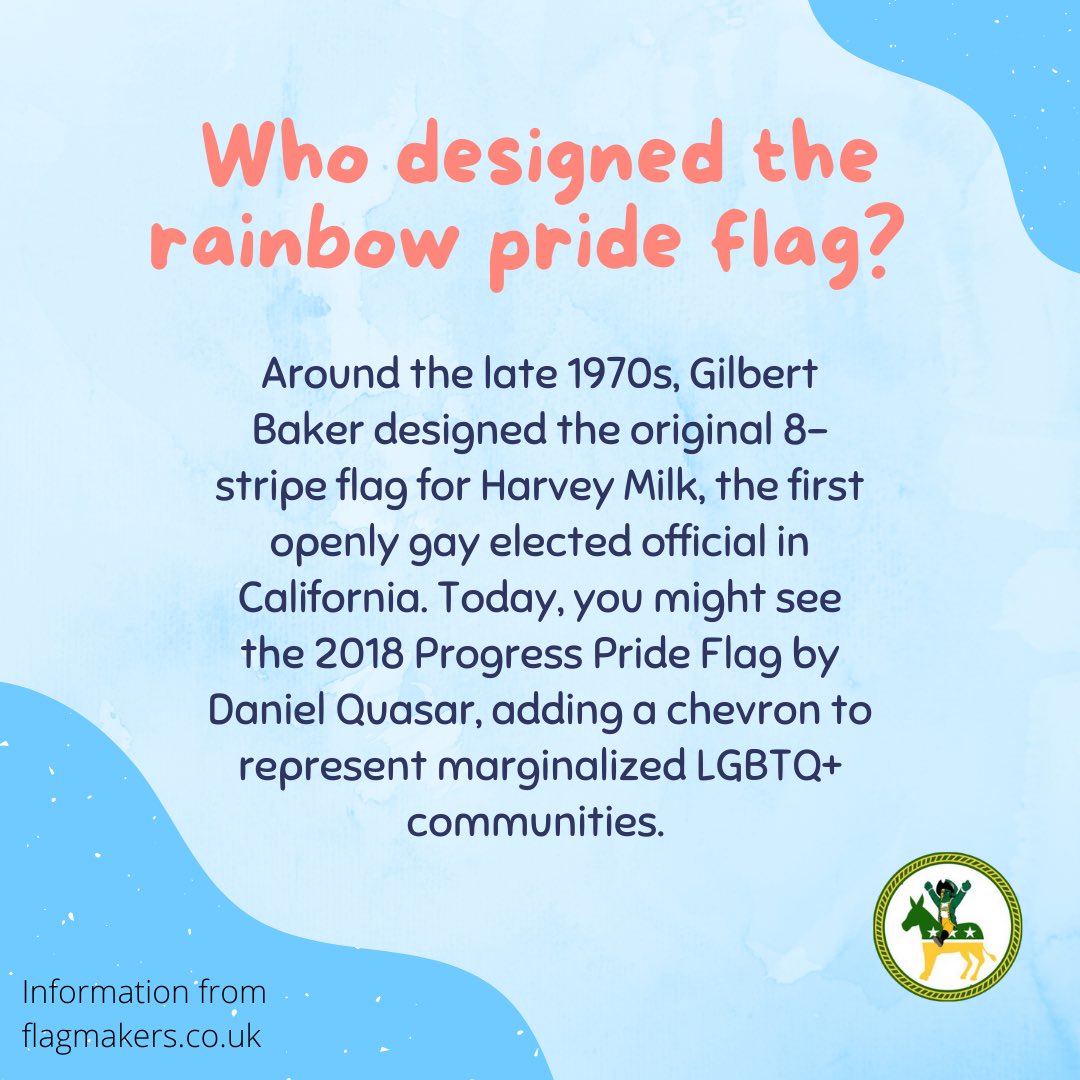 GMUdems's tweet photo. Happy #Pride2021 ! We celebrate the community and remember the leaders before us who kickstarted the fight for LGBTQ+ equality. Know that you are valid whether you’re out and proud or still in the closet. Celebrate safely and keep an eye out for more Pride info from GMUDems 💙 https://t.co/Mq22sJy8yF