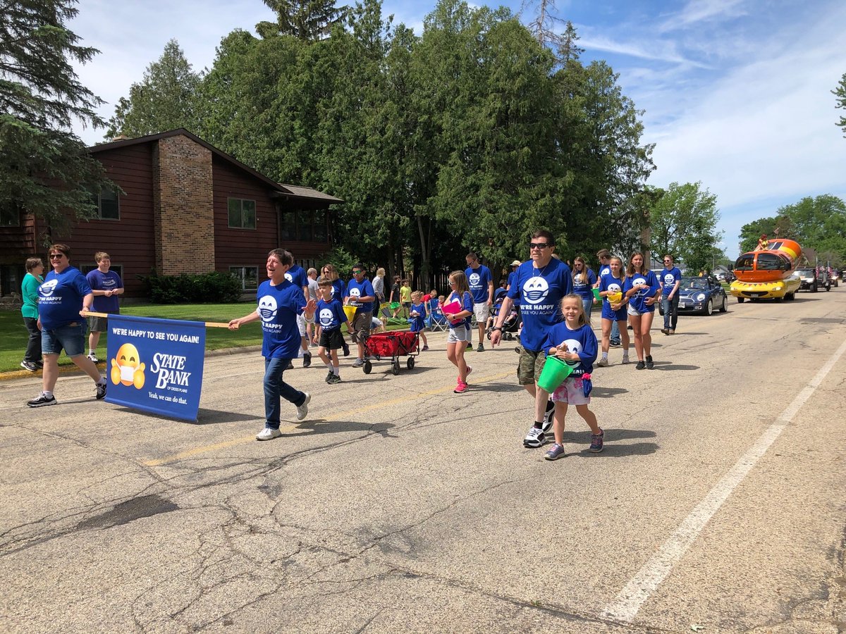 statebankofcp's tweet photo. Thanks to everyone who came out and helped us kick off #summer at yesterday's parade in #CrossPlains! We're happy to see you again! https://t.co/tzCd2HLfpm