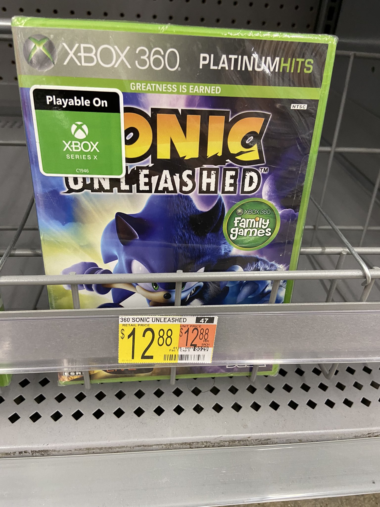 Sonic Unleashed (Platinum Hits) - Xbox 360