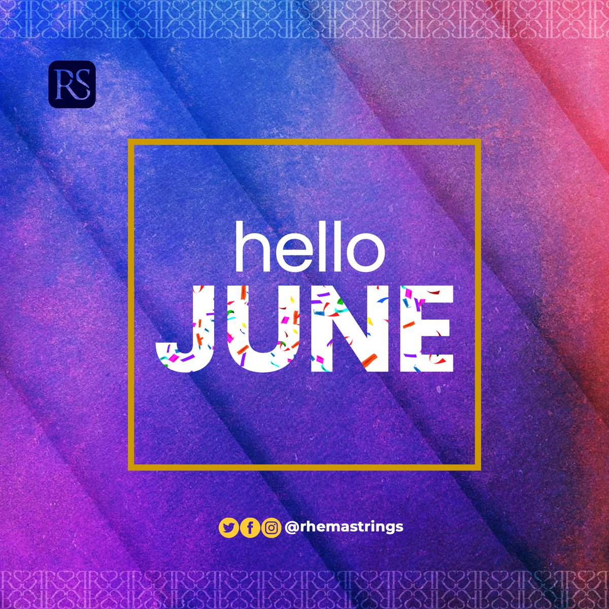 RhemaStrings's tweet photo. Hello June
#happynewmonth https://t.co/RcCqVH2zLW