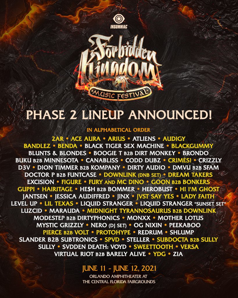 IM GIVING AWAY 2 GA SPOTS ON MY GUEST LIST TO FORBIDDEN KINGDOM!

RT, FOLLOW, &amp; TAG YOUR CREW FOR A CHANCE TO WIN