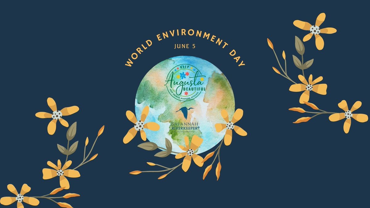 AUG_Beautiful's tweet photo. Join us this World Environment Day as we clean up the Augusta Riverfront area and Savannah Riverkeeper. Register today https://t.co/TIAq0oBML7
#keepaugustabeautiful #worldenvironmentday #dobeautifulthings #KAUGB https://t.co/tb6k83N1cN