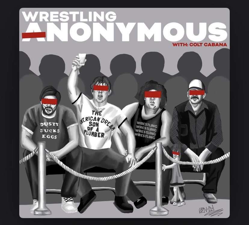 From the man who brought you the #ArtOfWrestling, @ColtCabana is at it again with a new podcast called #WrestlingAnonymous! 

Fans call in & share their interactions with pro wrestlers, some funny, some heartwarming, all entertainingly anonymous of course! Check it out!! 👍🏼👍🏼