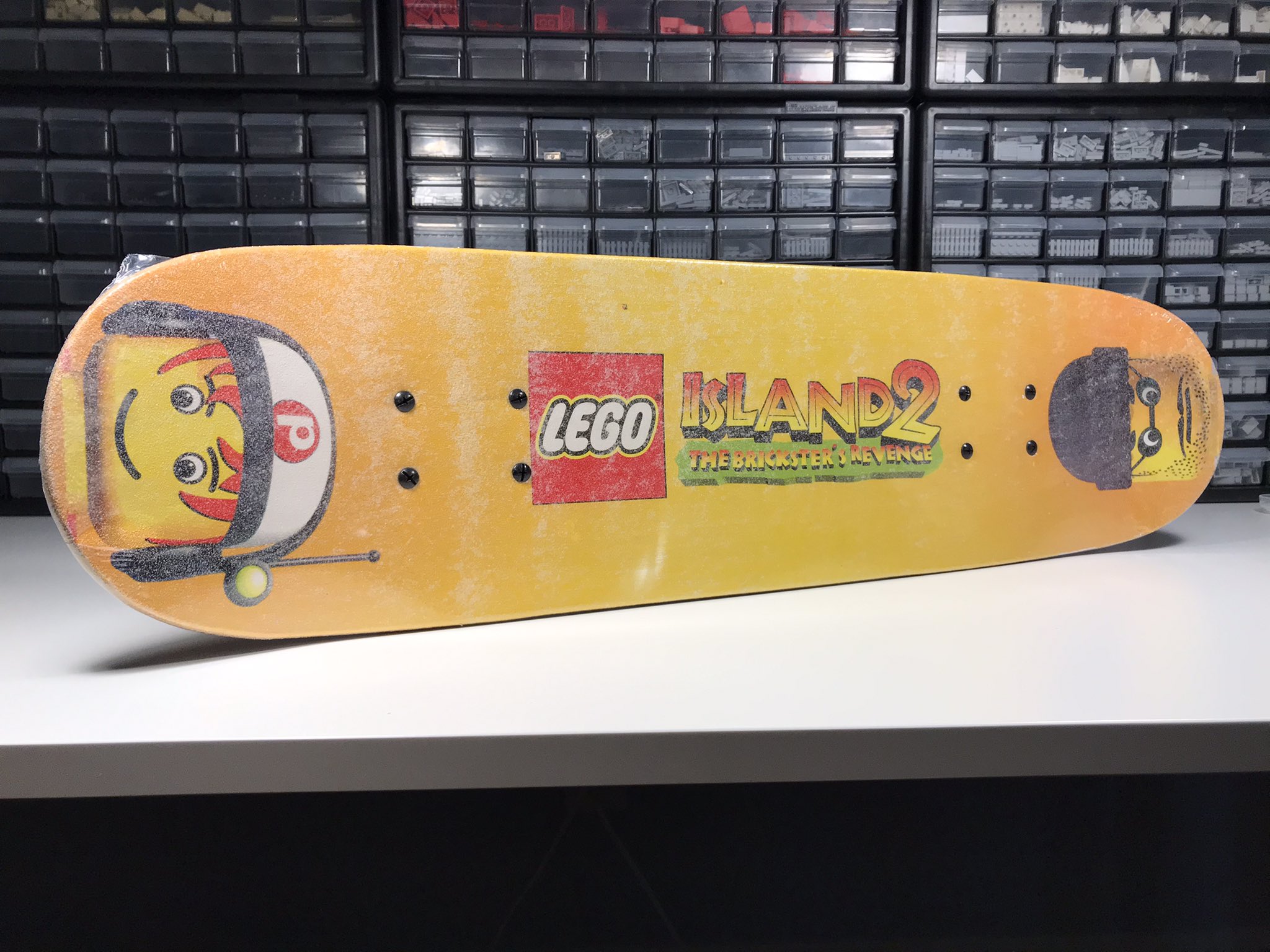 Ben Davies on X Here s a curious bit of historical LEGO Games ephemera. To promote the launch of LEGO Island 2 in 2001 a limited number of real life skateboards were created based