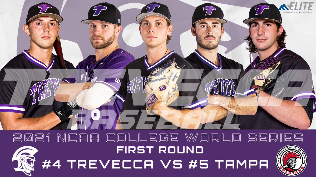 The <a href="/tnubaseball/">Trevecca Baseball</a> Trojans are the fourth seed at the 2021 <a href="/ncaadii/">NCAA Division II</a> College World Series. <a href="/trevecca/">Trevecca Nazarene University</a> plays fifth seed Tampa at 1PM Saturday at the Olympic Training Center in Cary, NC.
#GoTrojans
#PurpleReigns