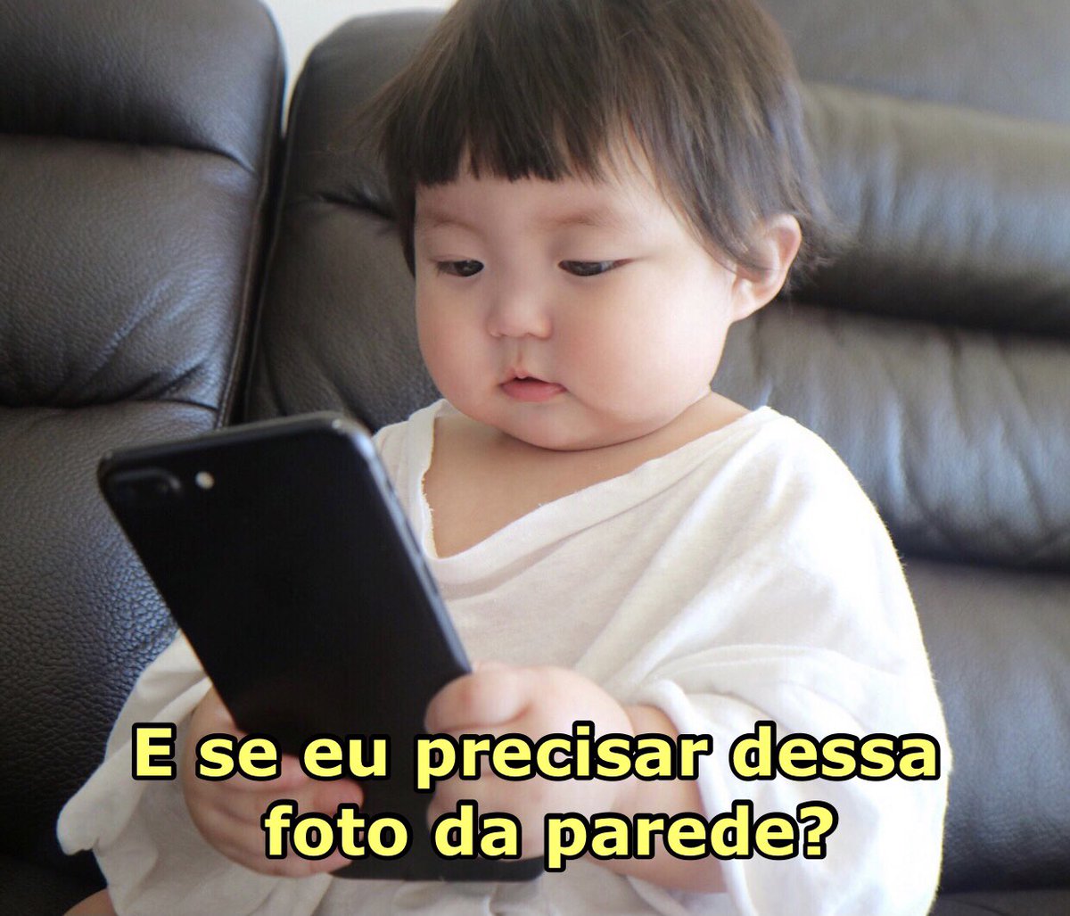 eu apagando as fotos do celular: