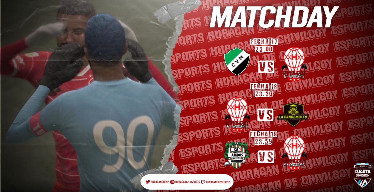 HuracanCh's tweet photo. ¡Martes de Liga!

Últimas tres fechas del torneo. El equipo, ubicado en la primera posición, depende de si mismo para llevarse el título de la División D. 

Seguí en vivo estás tres finales en https://t.co/L3sxK6nOJo https://t.co/tr8wrainul