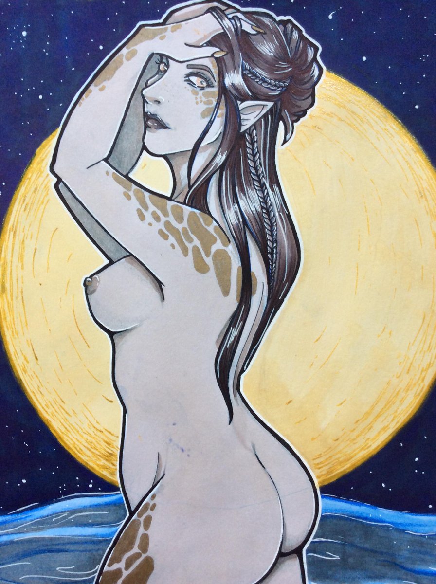 BrytlejuiceArts's tweet photo. Selkie
#artistsontwitter #artwork #copicmarker #originalart #selkie #fantasyart https://t.co/uJWkbfZLQE