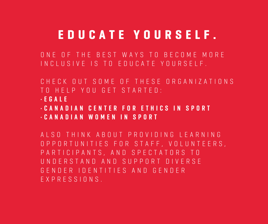 SoftballCanada's tweet photo. Here are four ways to promote inclusion in softball - everyone can make a difference 🏳️‍🌈 #PrideMonth2021 https://t.co/VYUknDBrke