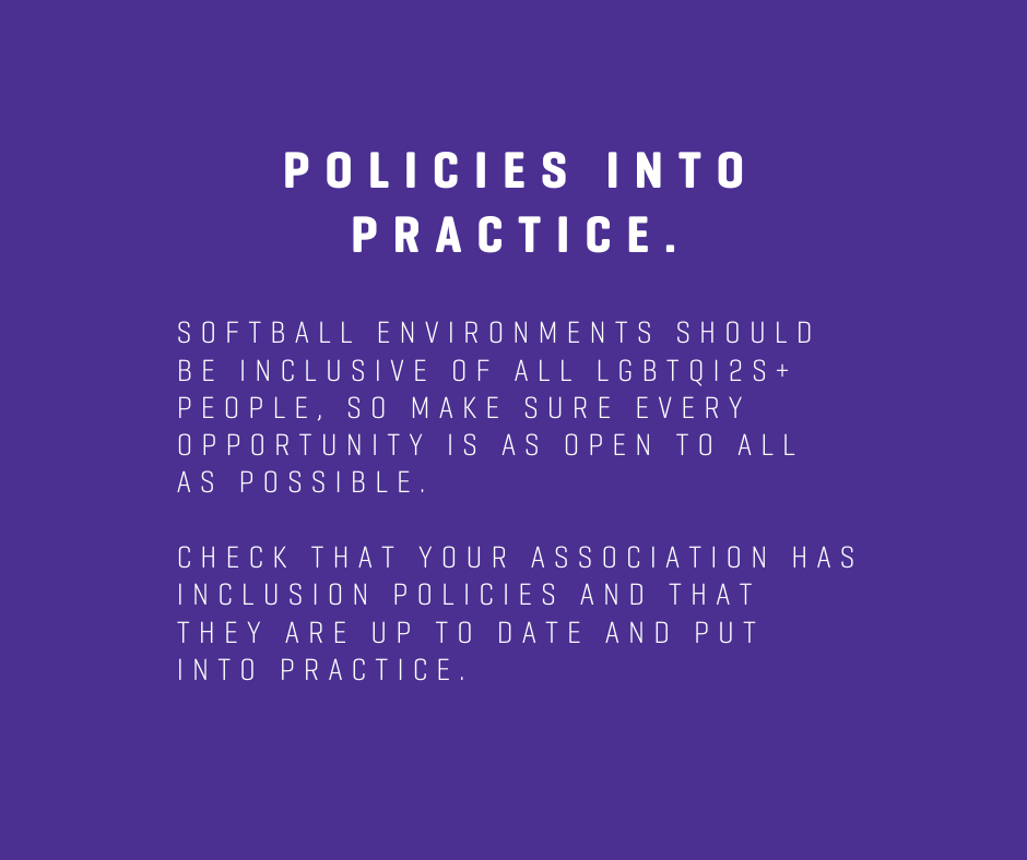 Here are four ways to promote inclusion in softball - everyone can make a difference 🏳️‍🌈 #PrideMonth2021