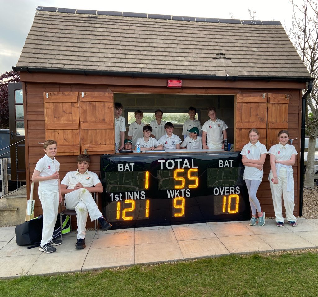 Great win for the U13s against <a href="/BourtonValeCC/">Bourton Vale Cricket Club</a>. Well played boys and girls