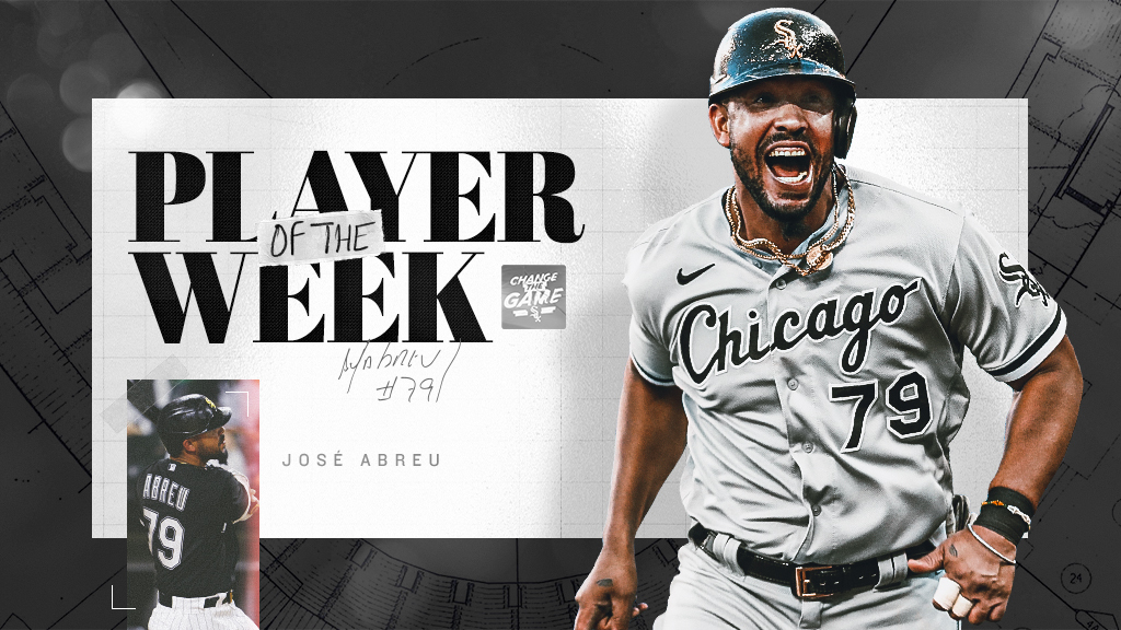 Chicago White Sox on X: MVP doing MVP things. José Abreu has been named  American League Player of the Week for May 24-30, his sixth career weekly  honor!  / X