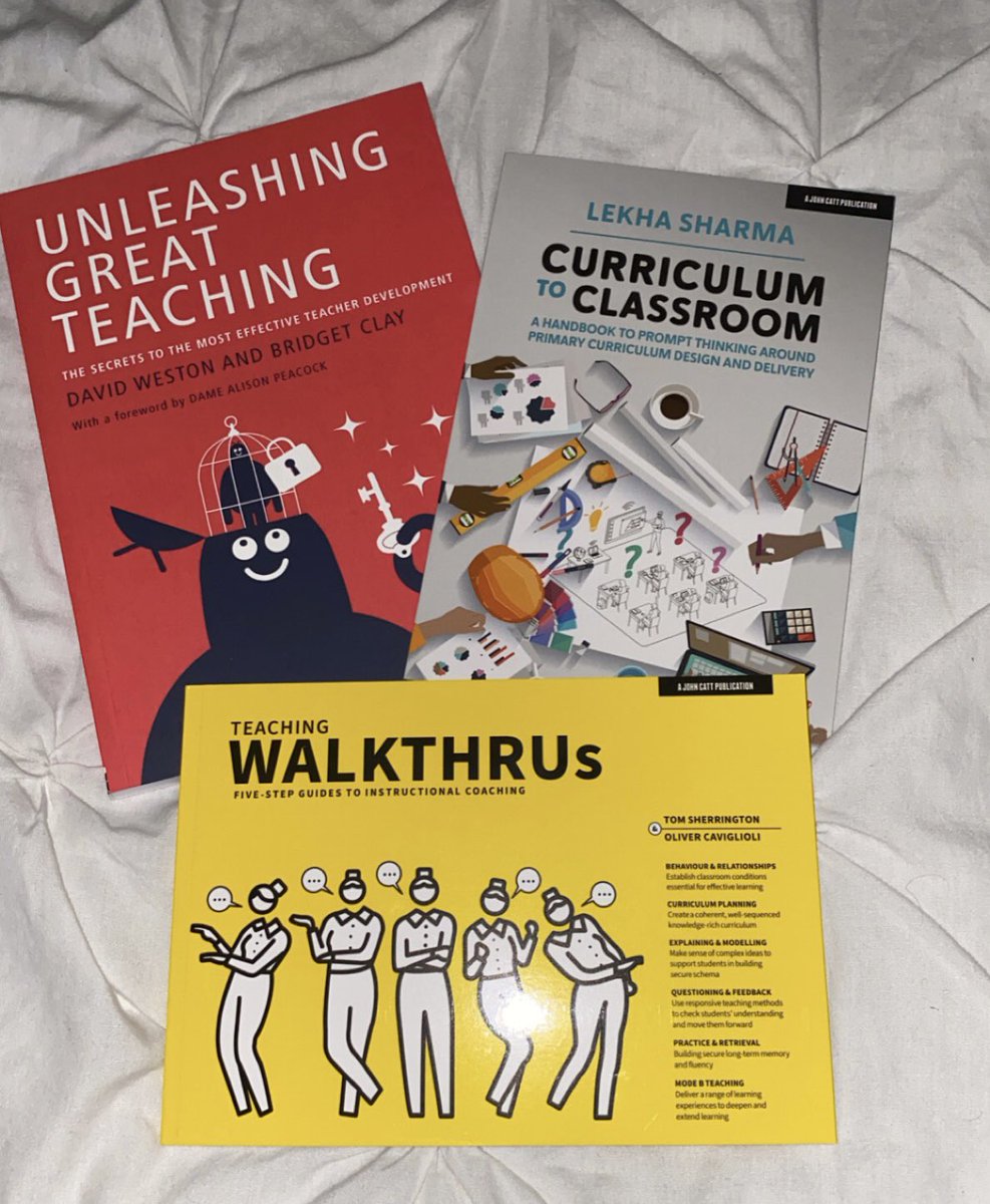 @teacherhead @olicav @teacherfeature2 @informed_edu Looking forward to reading these books for some inspiration! 😊#Halftermreading Thank you @Emma_Turner75 for your recommendations 👍🏻