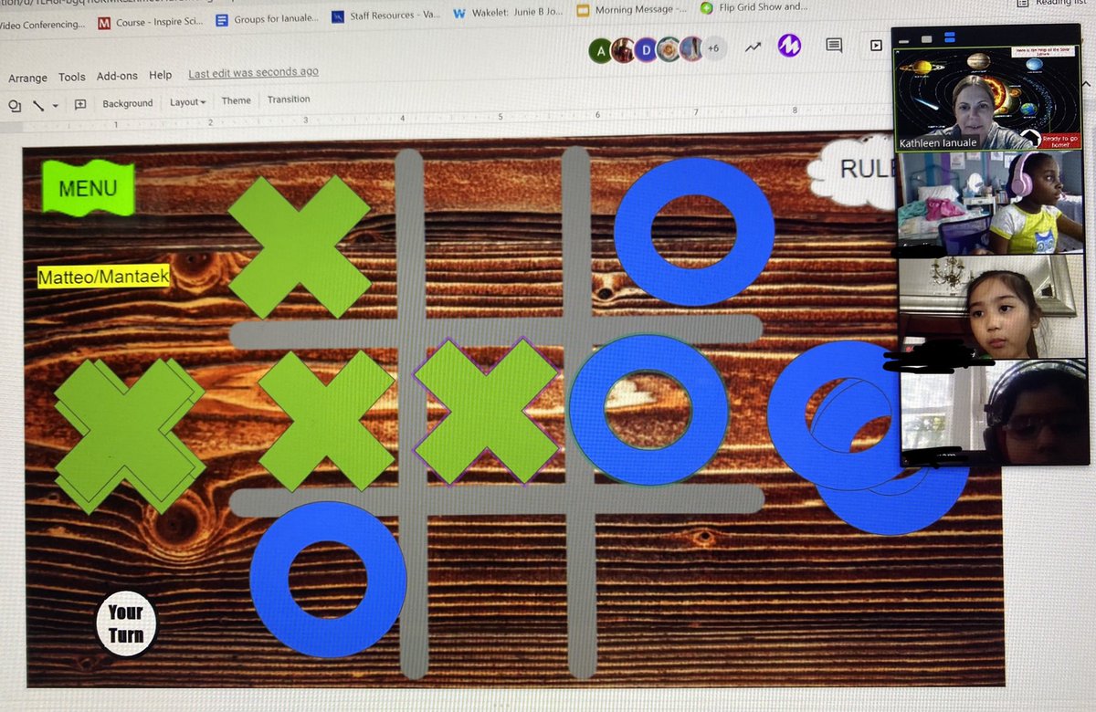 G is for Game Day!! Students played Tic Tac Toe in breakout rooms using Slides #ABCcountdown <a href="/WheelerAvenue/">Wheeler Avenue School</a> <a href="/VS13UFSD/">ValleyStream13UFSD</a>