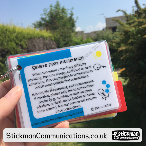stickmancrips's tweet photo. Excuse us while we melt. For people with heat intolerance, it's SO much more than the feeling hot and sweaty and tired that most people experience - it's a whole other level of not functioning.
Card from: https://t.co/IvIP569h3w
#PoTS #MS #HeatIntolerant #Dysautonomia https://t.co/dF5qbiX6jx