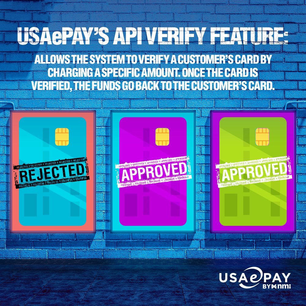 Verify before your transaction to ensure successful payments!
#usaepay #paymentsolutions #paymentgatewaysolutions #paymentgateway #smallbusinesses