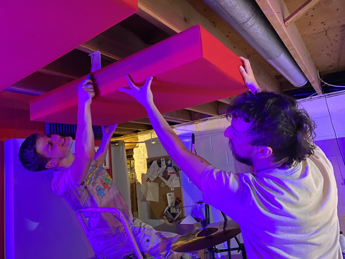 Arsena (@arsenaband) on Twitter photo Prepping our space for recording with <a href="/GIKAcoustics/">GIK Acoustics</a> 244 bass traps #gikacoustics #acoustictreatment Prepping our space for recording with <a href="/GIKAcoustics/">GIK Acoustics</a> 244 bass traps #gikacoustics #acoustictreatment