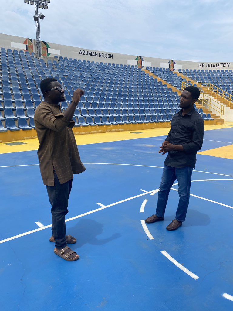 AcePowerBoxing's tweet photo. Venue Inspection!! Work has started already towards our 10th July bout…..ACE always put in the hard work to produce world class promotions..#boxing #boxingpromotions #ghanaboxing #boxinginghana #africanboxing #boxingafrica #wahabmoloisane ##ahmedokine #holyezekiel ##baidoolartey https://t.co/fXbq7x21Rs